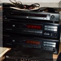 E08. Sony DVD player and Onkyo CD players. 